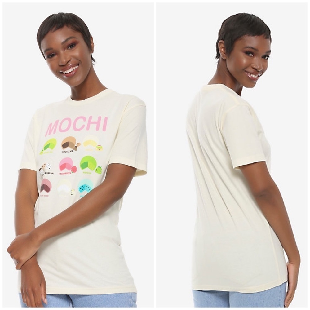 🍦 BOXLUNCH All the Mochi Kawaii Graphic Tee T-Shirt 2X XXL - Picture 3 of 11